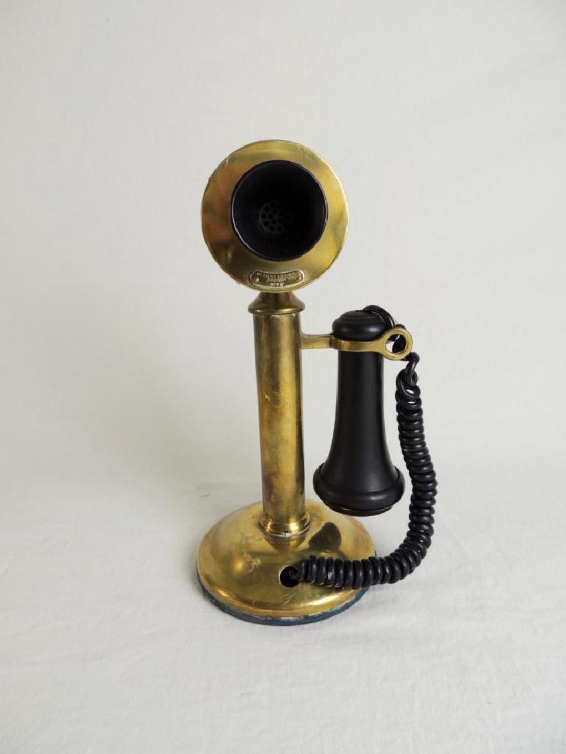 Antique Brass Western Electric Candle Stick Phone Circa (1 of 3)