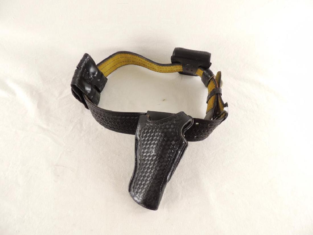 Bianchi #350 S&W "N" Leather Gun Holster and Belt: excellent condition