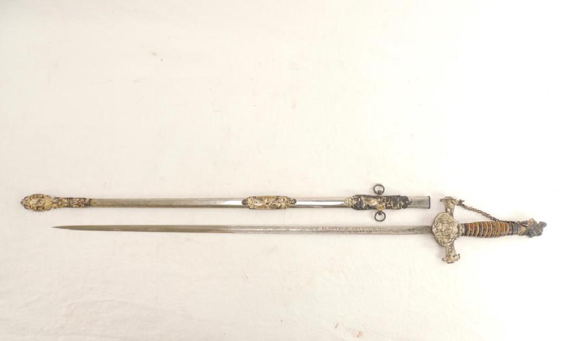 Antique Masonic Ceremonial Sword with Scabbard (1 of 8)