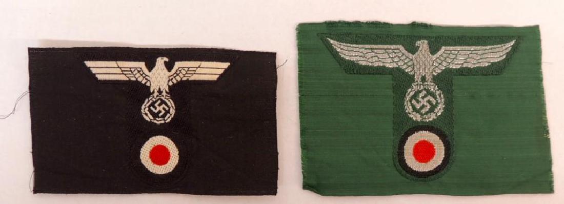 Group of 2 WW2 German Army Panzer and Mt. Troop EM M43 (1 of 2)