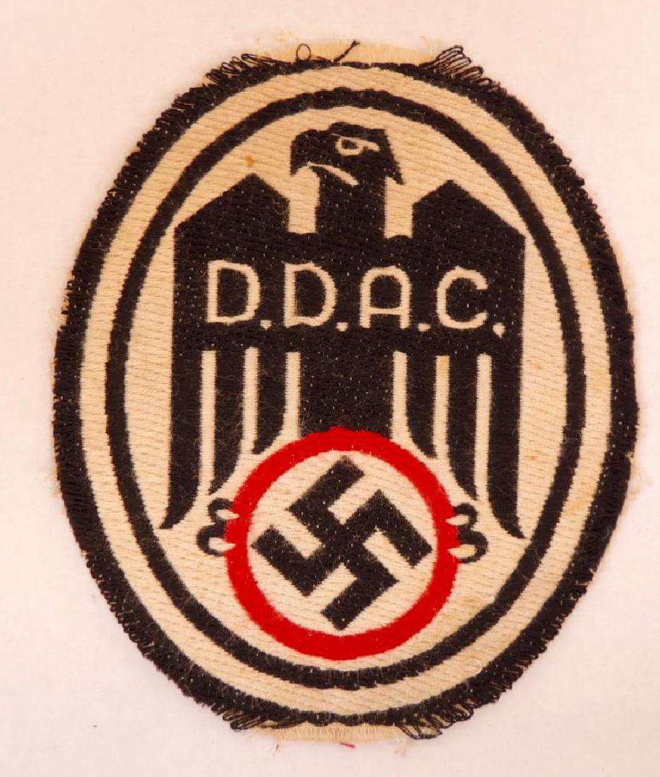 WW2 German D.D.A.C. Sports Shirt Eagle Patch (1 of 2)