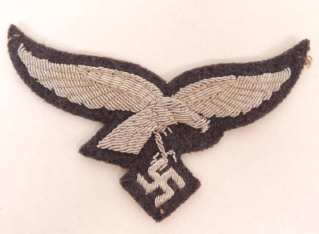 WW2 German Luftwaffe Officer Breast Eagle Patch (1 of 2)