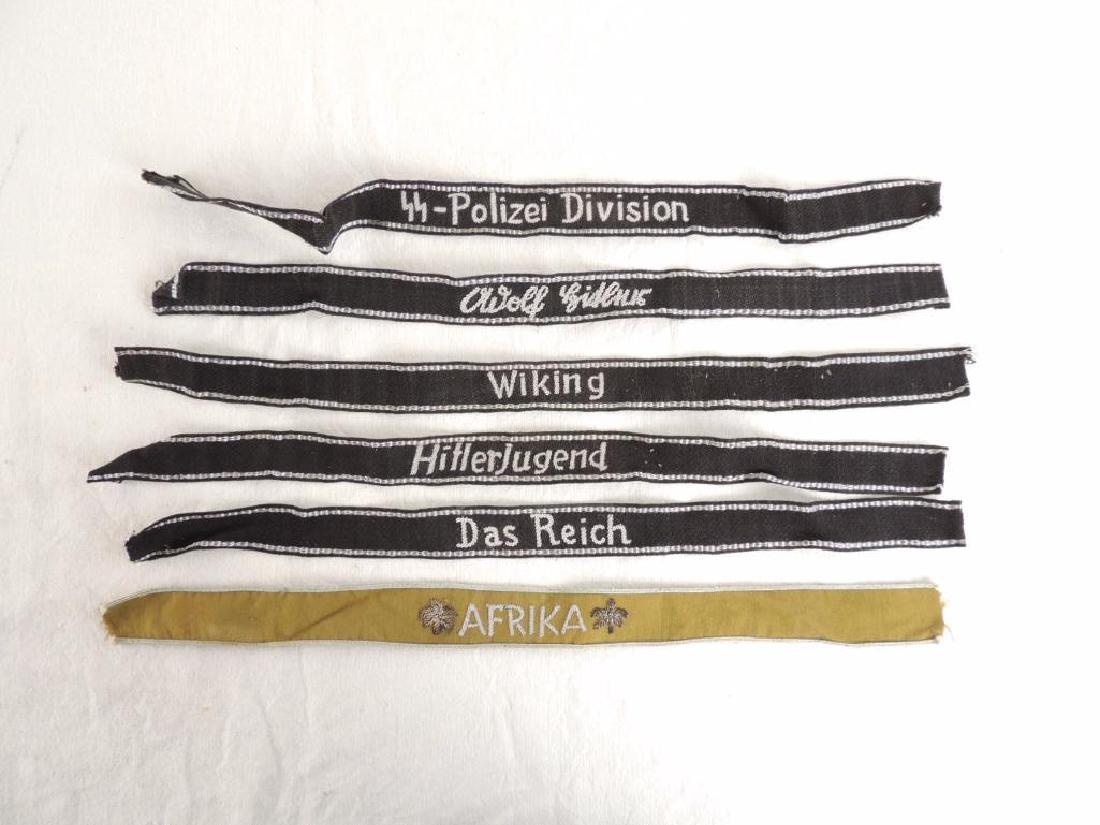 Group of WW2 German Style Cuff Titles (1 of 1)
