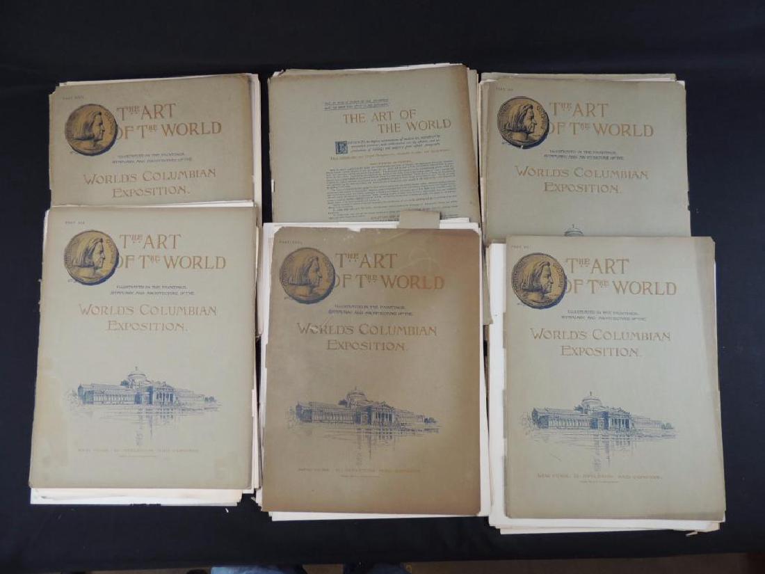 The Art of The World, 1893 Columbian Exposition Books (1 of 9)