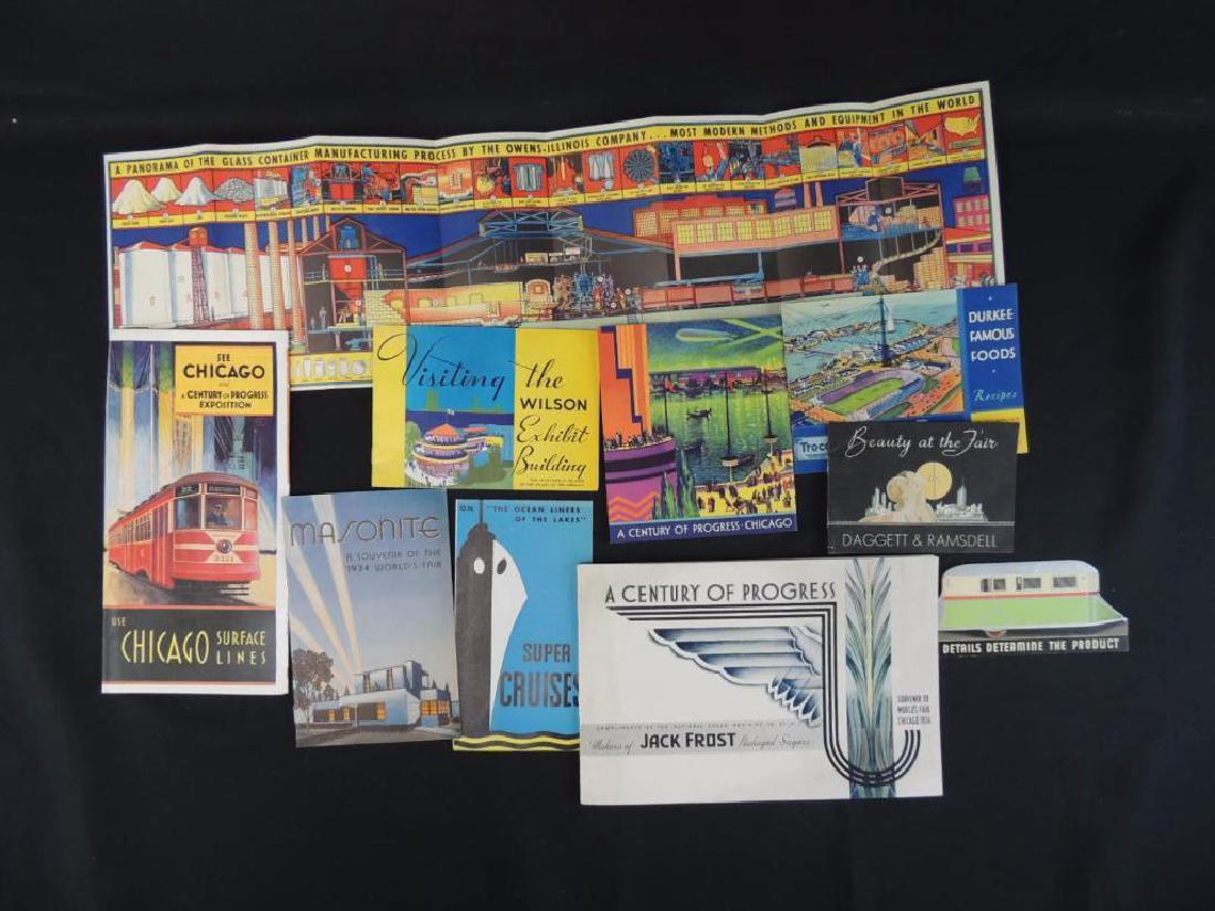 Group of 1933-34 Chicago World's Fair Advertising (1 of 1)