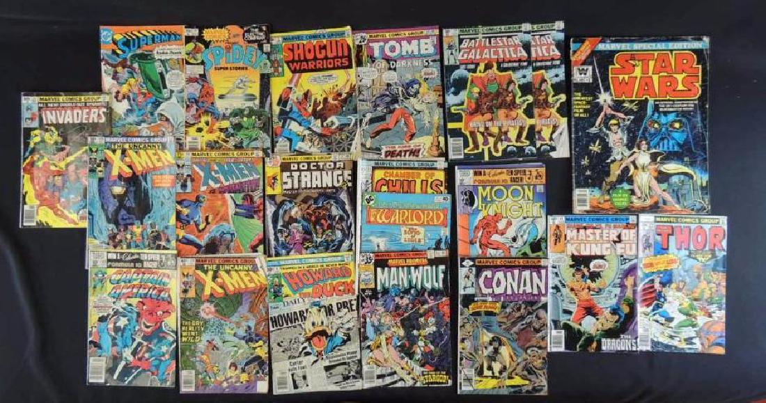 Group of 21 Vintage Marvel Comics Featuring X-Men, (1 of 8)