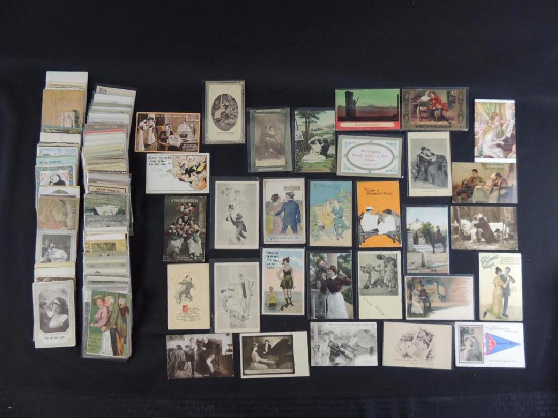 Approximately 300 Plus Romance Postcards (1 of 5)