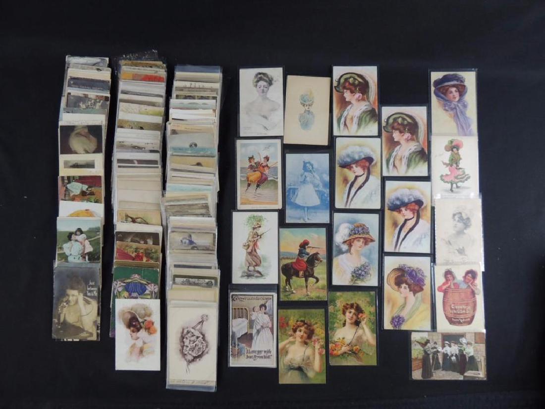 Approximately 300 Plus Postcards Featuring Women (1 of 5)
