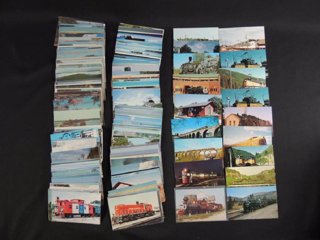 Approximately 300 Plus Train and Railroad Postcards (1 of 5)