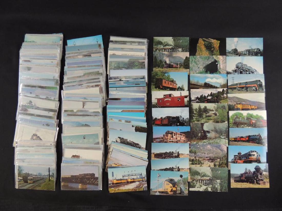 Approximately 400 Plus Train and Railroad Postcards (1 of 5)