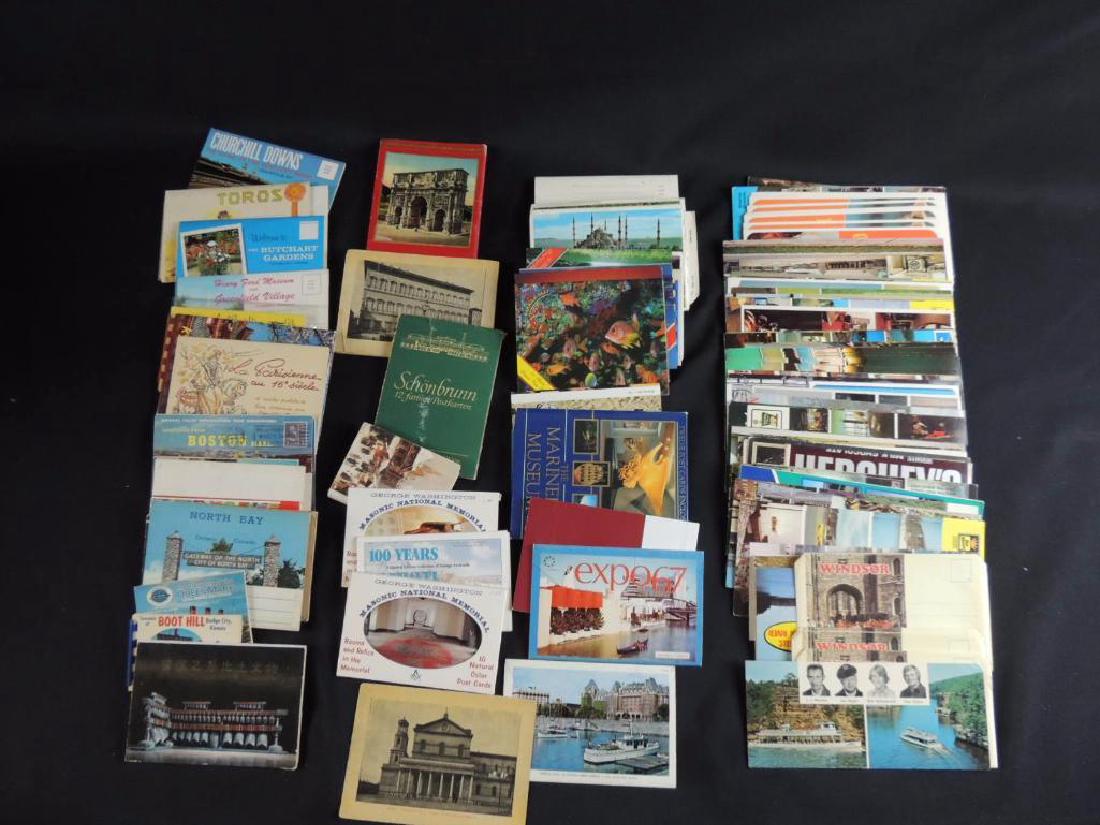 Group of U.S. and Foreign Souvenir Postcard Folders (1 of 3)