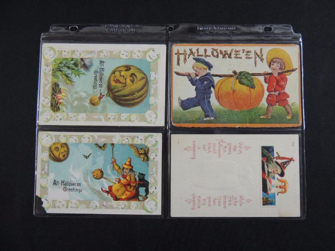 Group of 4 Halloween Postcards (1 of 2)