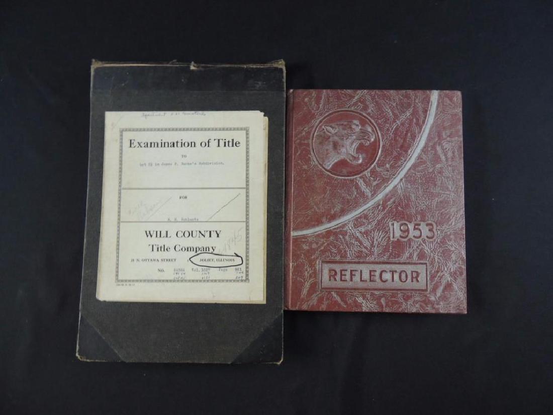 Group of 2 Books Featuring Will County Title Co. and (1 of 3)