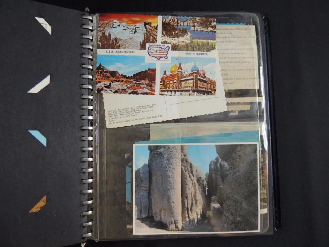 Postcard Album Featuring Approximately 50 Plus U.S. (1 of 5)