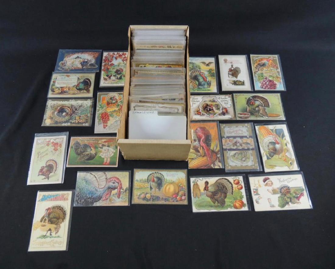 Approximately 350 Plus Thanksgiving Postcards (1 of 6)