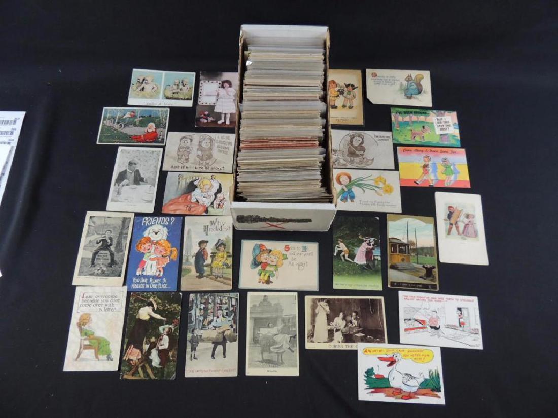 Approximately 700 Plus Comic and Humor Postcards (1 of 5)