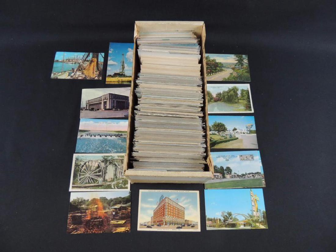 Approximately 700 Plus U.S. State Postcards (1 of 2)