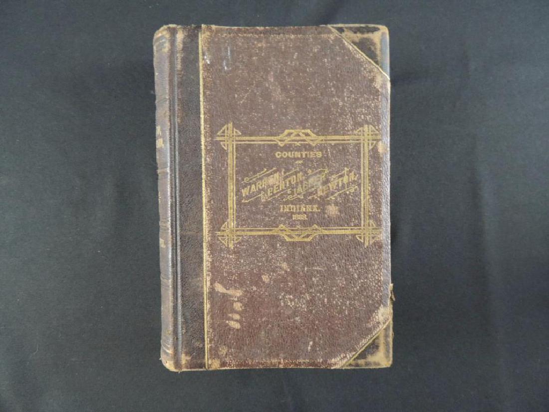 1883 Counties of Warren, Benton, Jasper, and Newton: nice lot