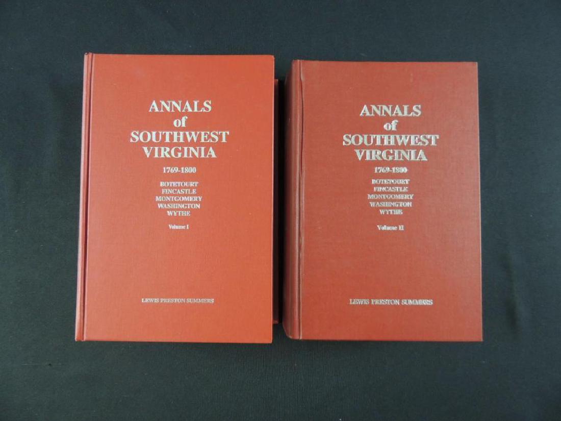 Annals of Southwest Virginia 1769-1800 by Lewis Preston: nice lot