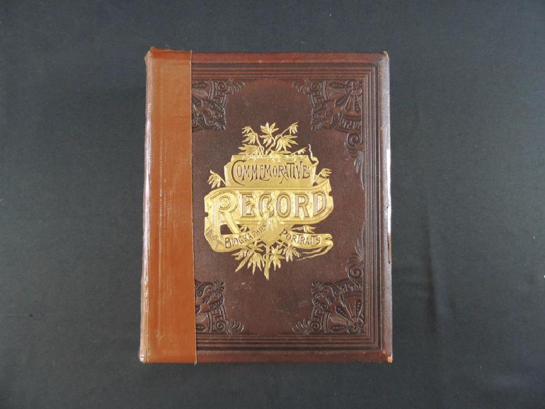 1888 Biographical and Historical Record of Kane County: Some Spine and Cover Damage