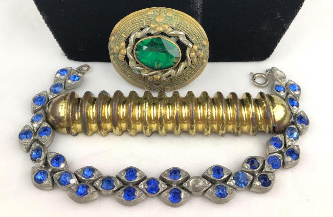 2 Pins and Blue Stone Bracelet (1 of 2)
