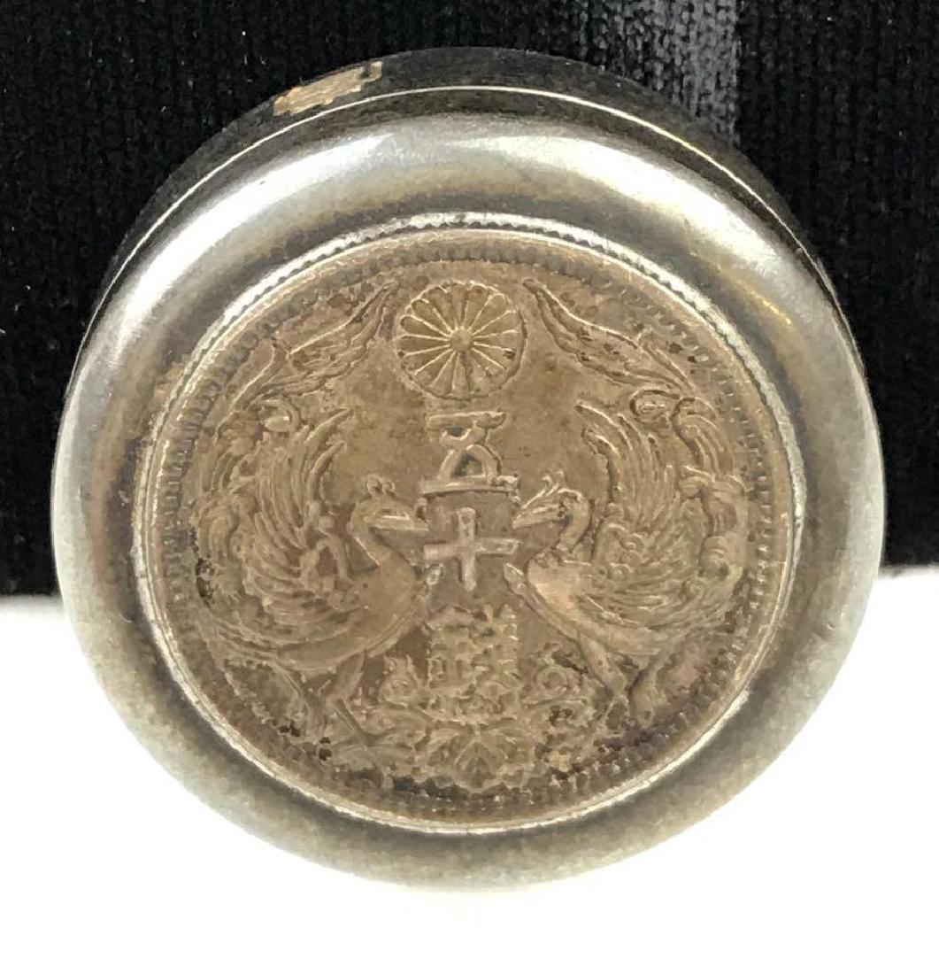 Sterling Silver Sakurai - Japenese coin/snuff box (1 of 4)