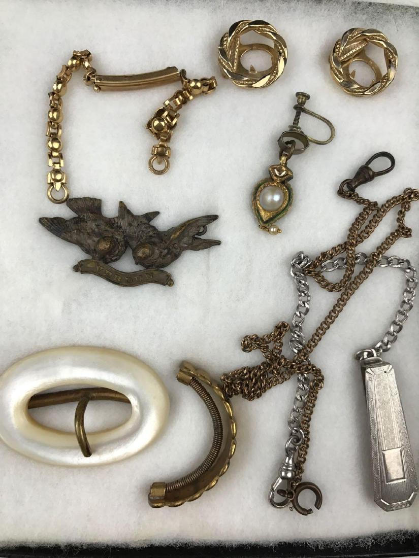 Vintage Lot of Antique Items - Buckle, Watch Chain: All for one money