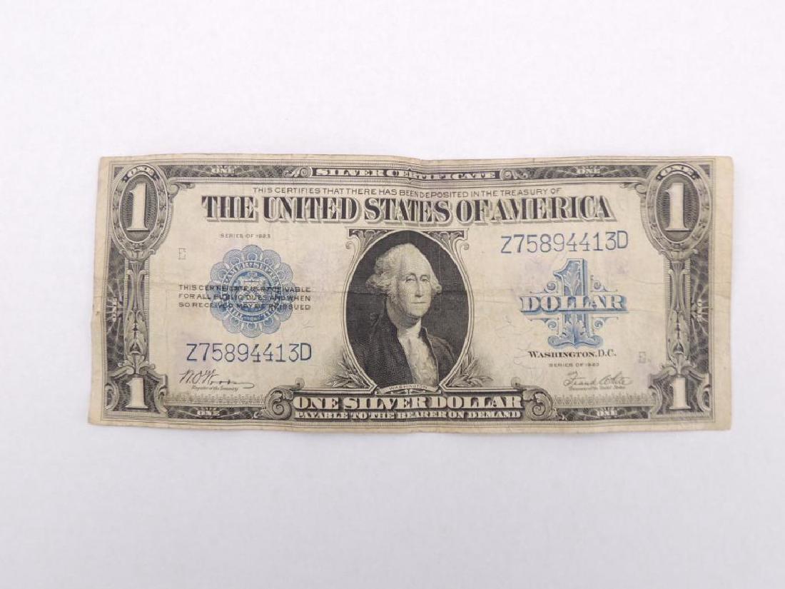 Series 1923 US One dollar silver certificate (1 of 2)