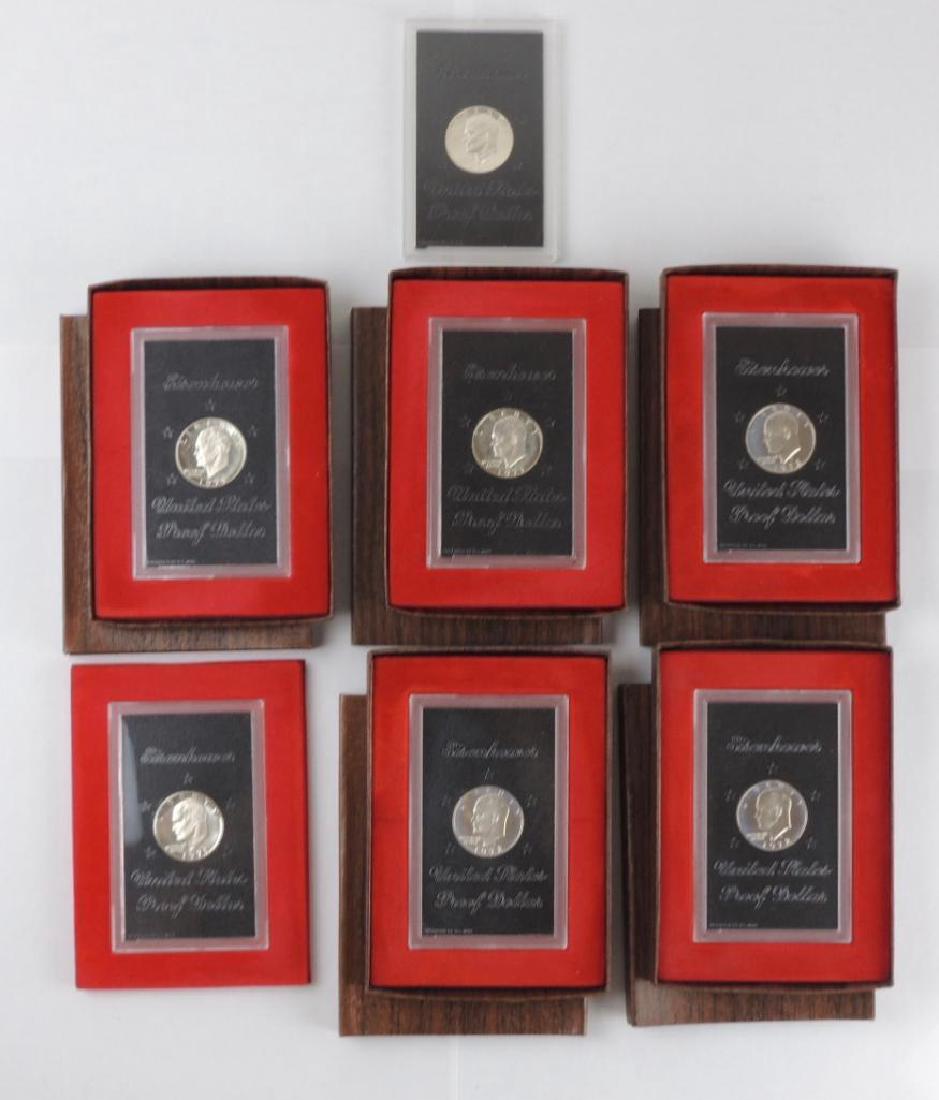 Group of Seven 1971 US Eisenhower Silver dollar proof (1 of 3)