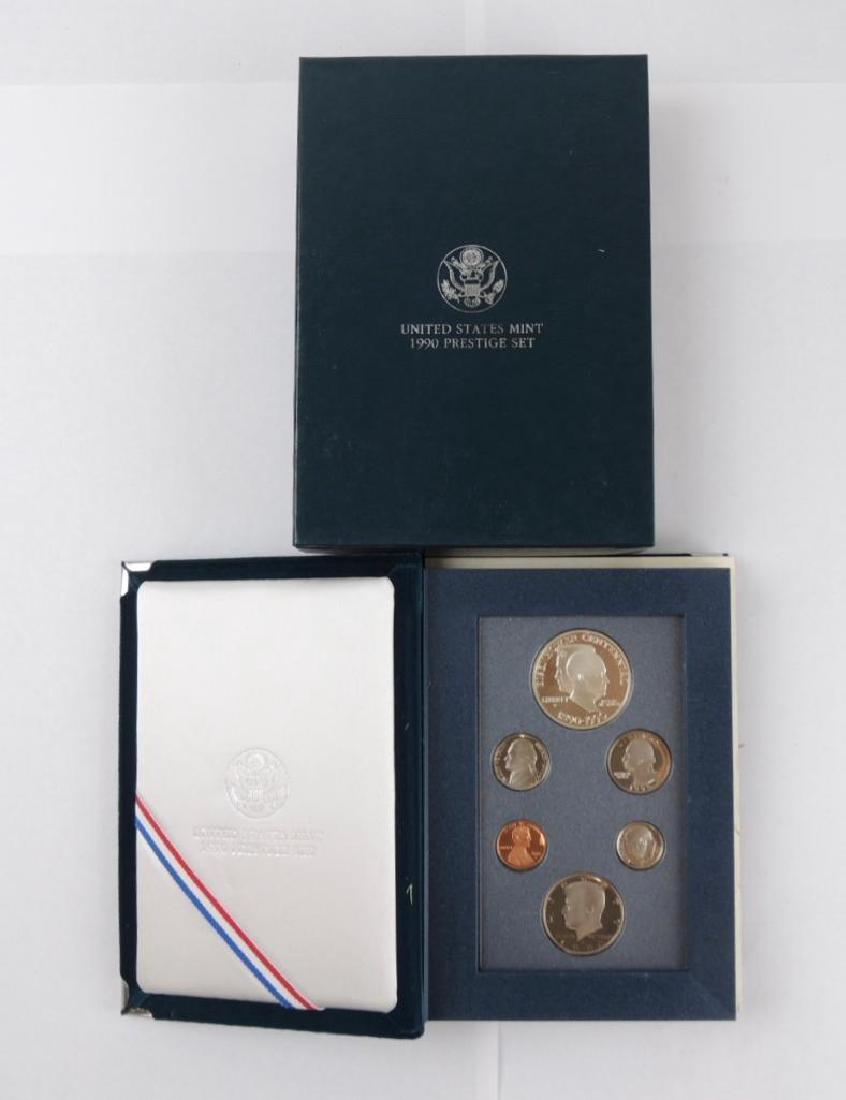 1990 US mint prestige set featuring Eisenhower (1 of 3)