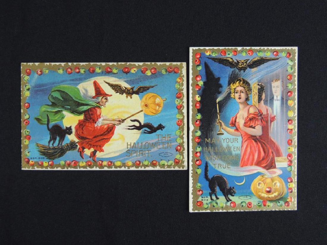 M.W. Taggart Series 803 Embossed Halloween Postcards (1 of 1)