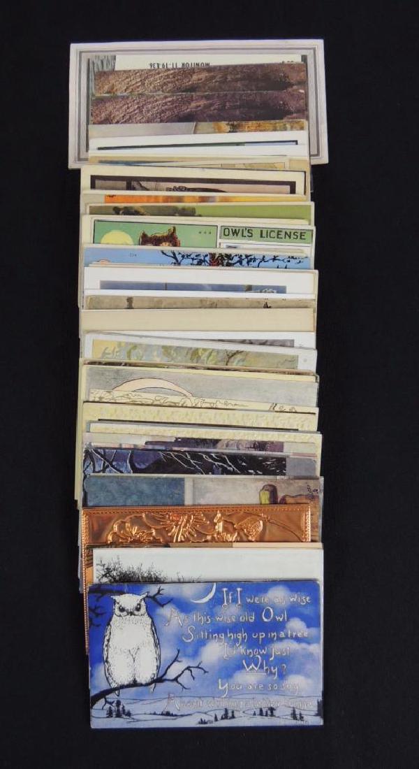 Collection of Owl Themed Postcards (1 of 2)