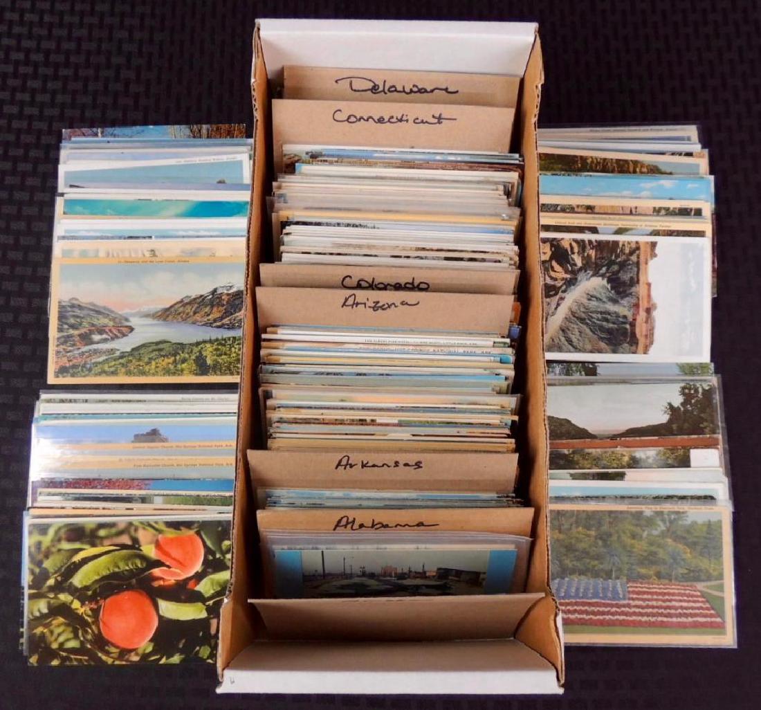 Large Group of Postcards Featuring Alaska, Connecticut, (1 of 2)