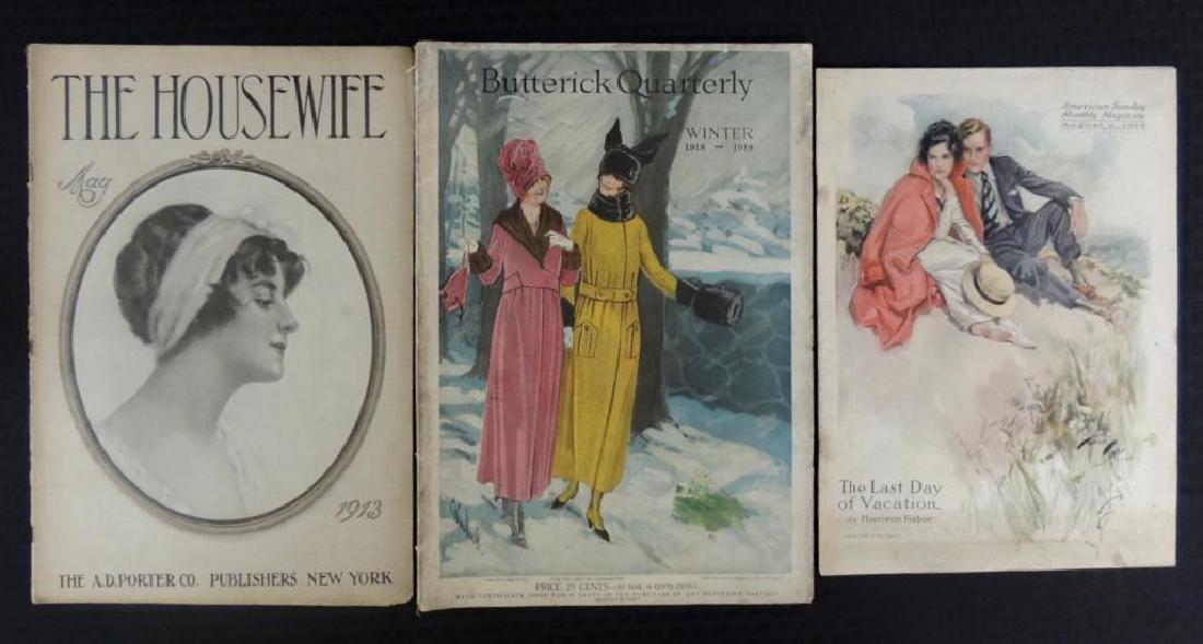 Antique Large Scale Womens' Magazines (1 of 3)