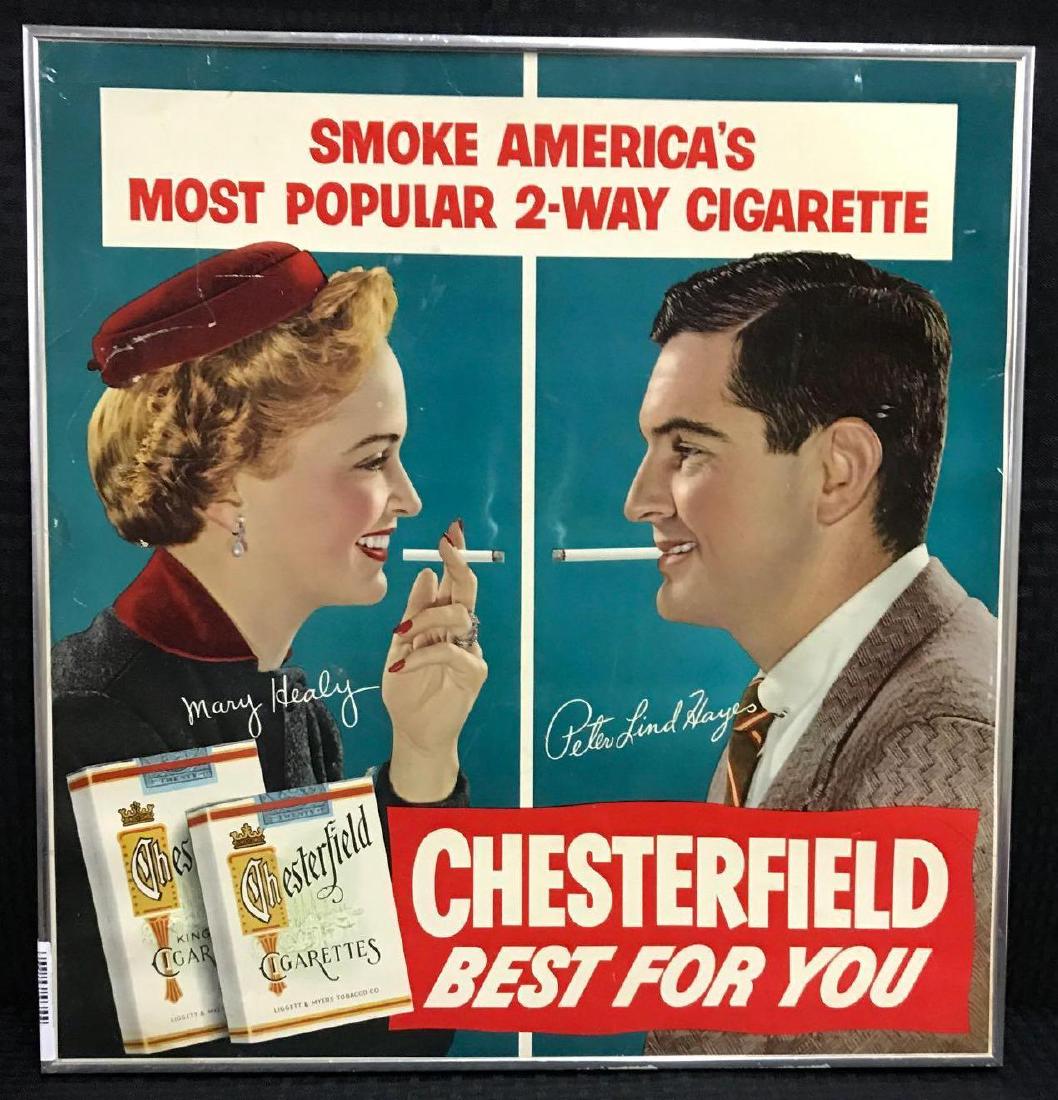 Vintage Chesterfield Cigarette Advertising (1 of 1)