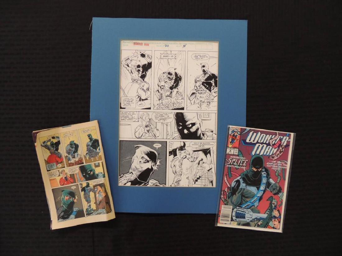 Marvel Comics Wonder Man Issue 20 page 6 Original Art (1 of 3)