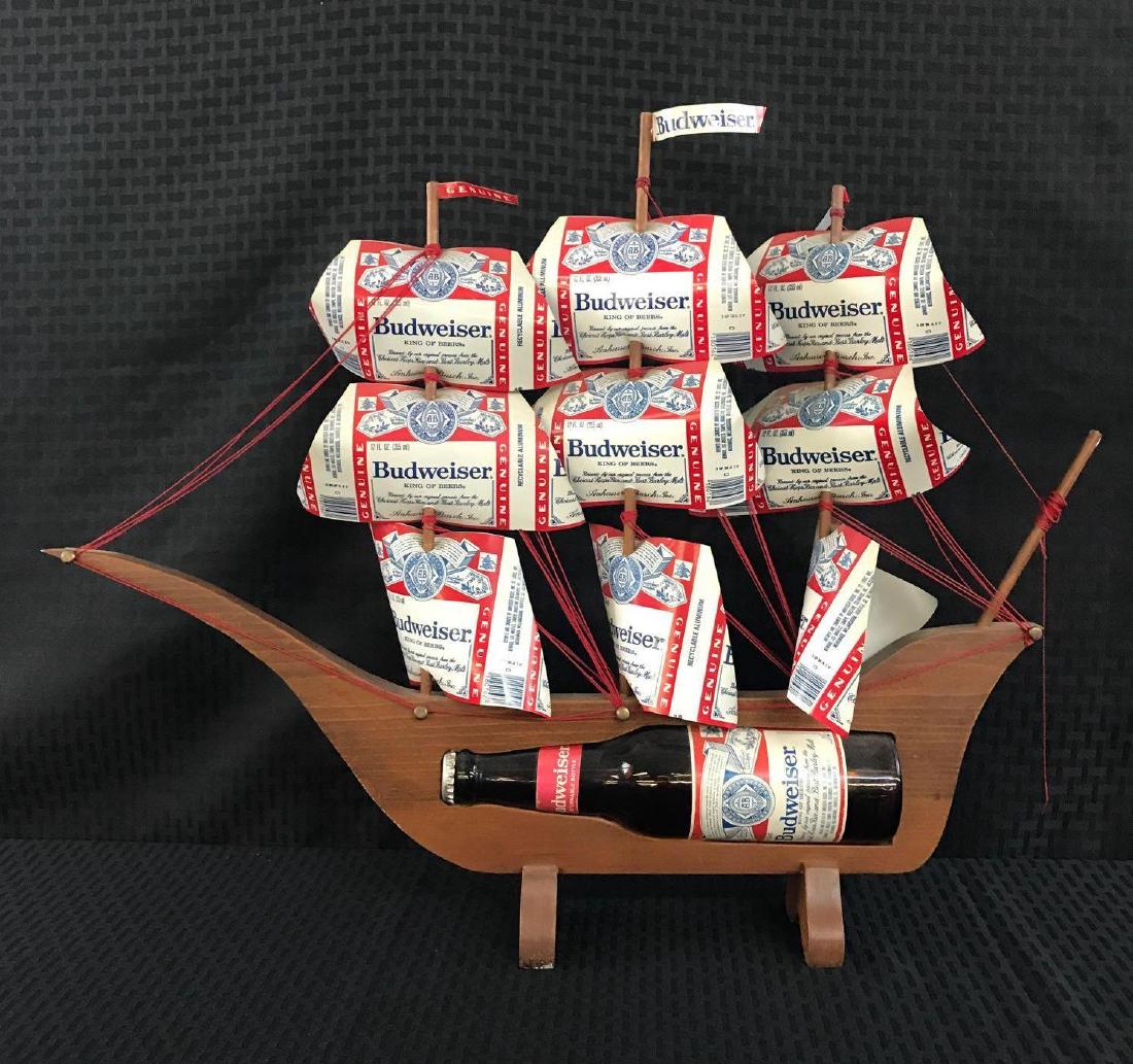 Budweiser Beer Ship Sign with Can Sails (1 of 2)