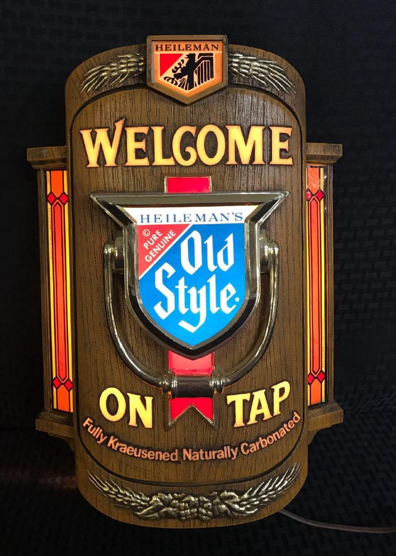Old Style Beer Light Up Welcome Sign (1 of 2)