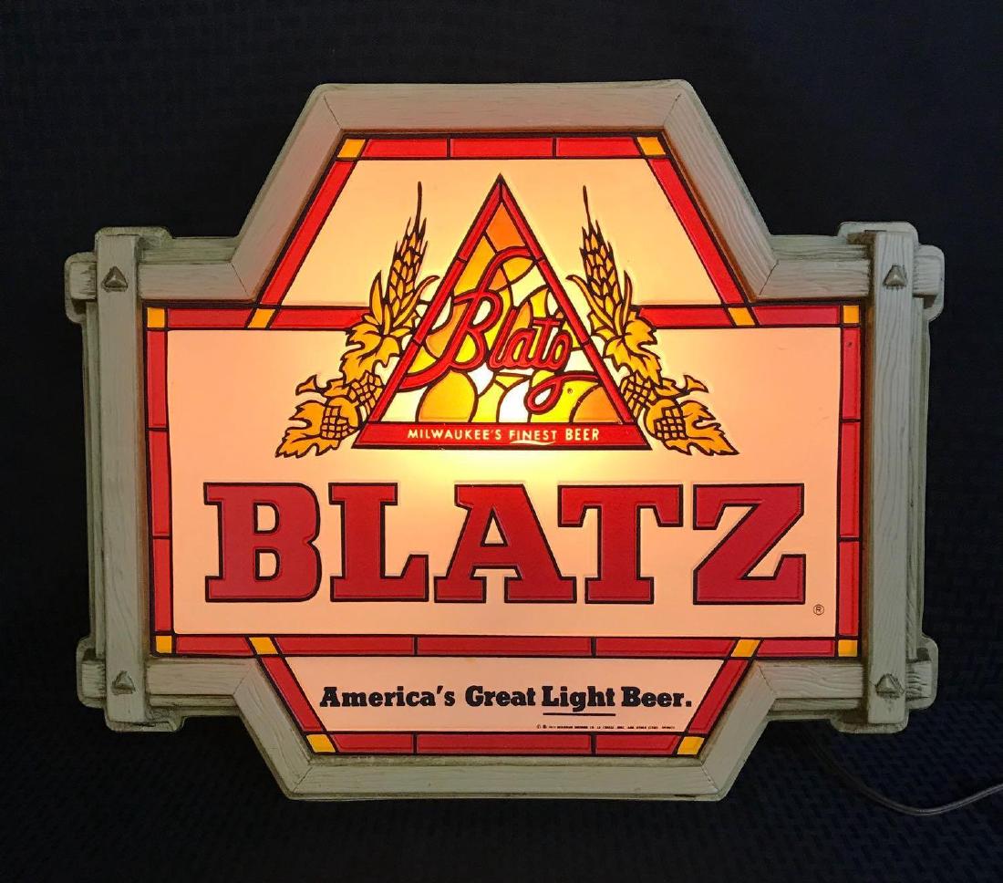 Blatz Beer Light Up Sign (1 of 2)