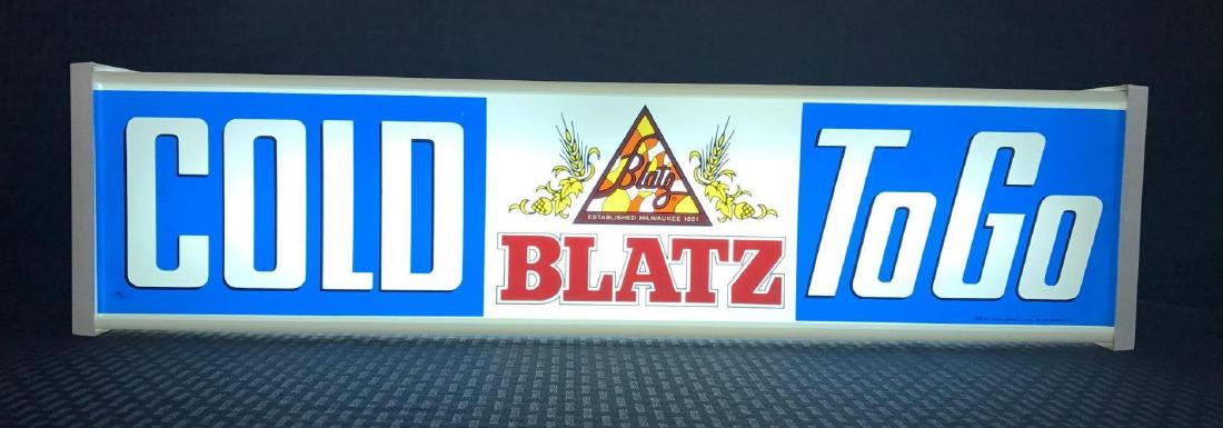 Cold Blatz Beer To Go Light Up Sign (1 of 2)