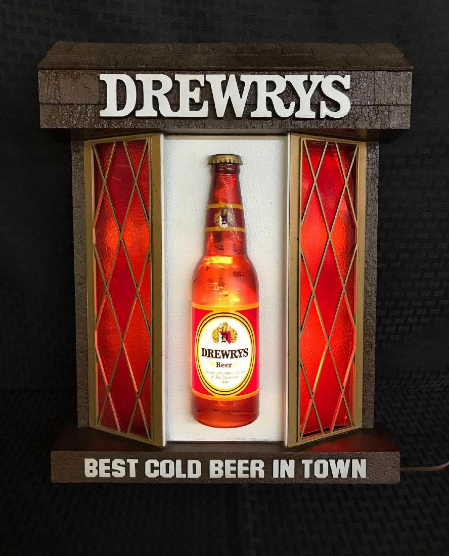 Drewrys Beer Window Light Up Sign (1 of 2)