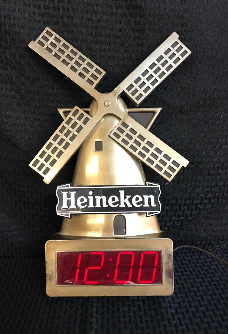 Heineken Beer Windmill Clock (1 of 2)