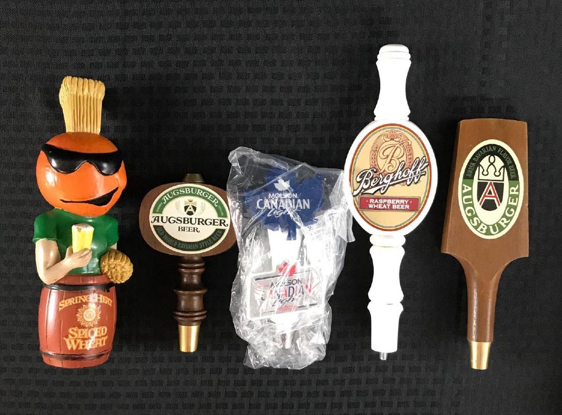 Group of 5 Beer Pull Tappers (1 of 2)