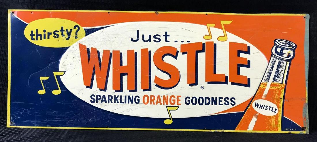 Whistle Sparkling Orange Drink Embossed SST Sign (1 of 4)