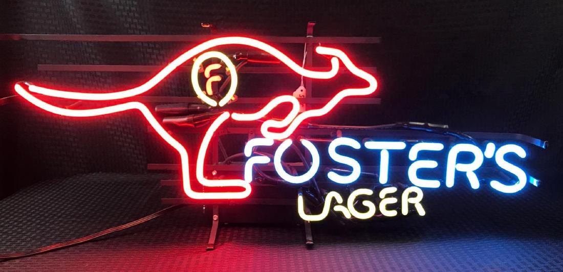 Fosters Lager Neon Beer Sign Light (1 of 2)