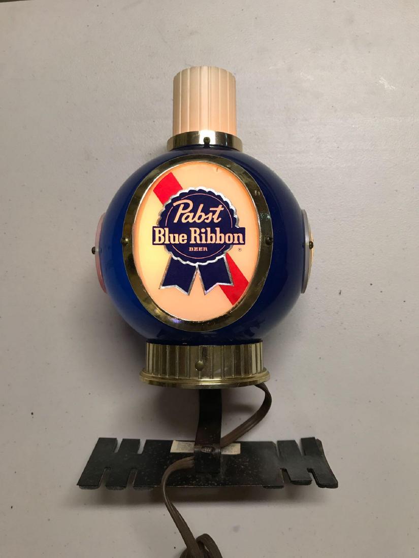 Vintage Pabst blue ribbon light up advertising cash (1 of 2)
