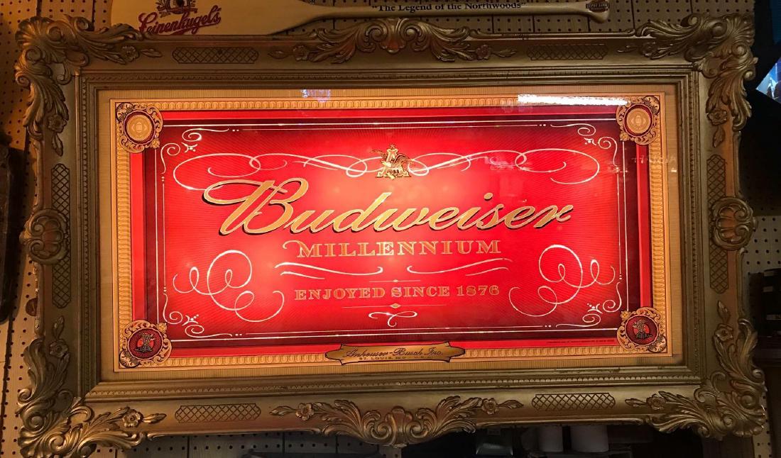 Budweiser バドワイザー オールド パブミラー ビッグサイズ 鏡