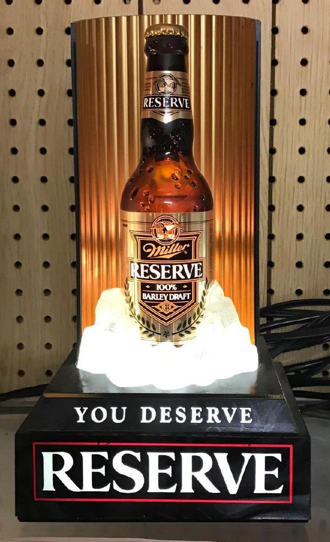 Miller reserve hundred percent barley draft beer light (1 of 1)