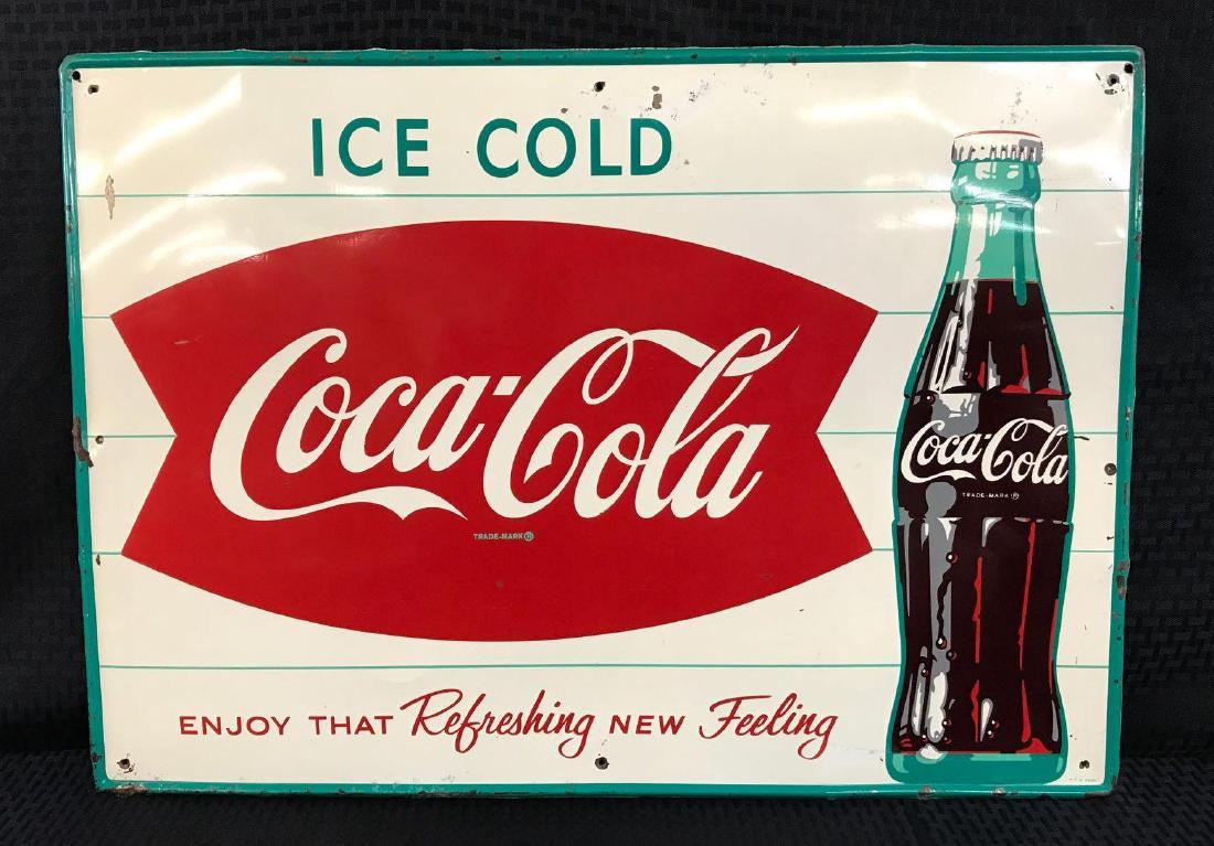 Coca Cola SST Fishtail Sign (1 of 4)
