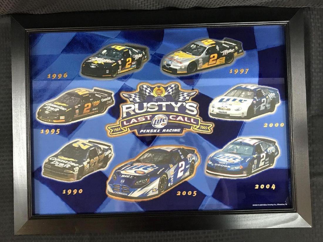 Rusty's Last Call Penske Racing Framed Foil Poster (1 of 2)